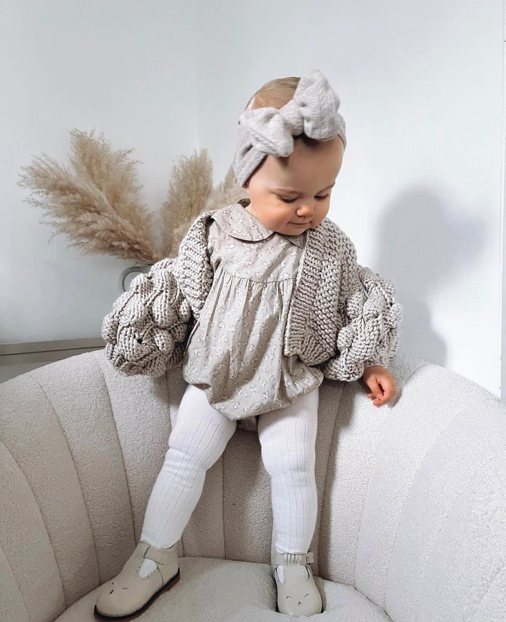 AW1 - Open Bubble Sleeve Cardigan