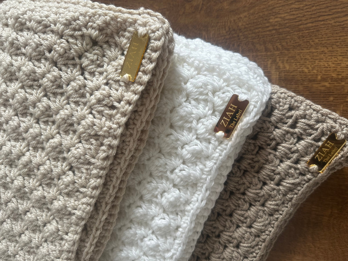 Cream Cloud - Marshmallow Cloud Ziah Blanket 20” x 30”