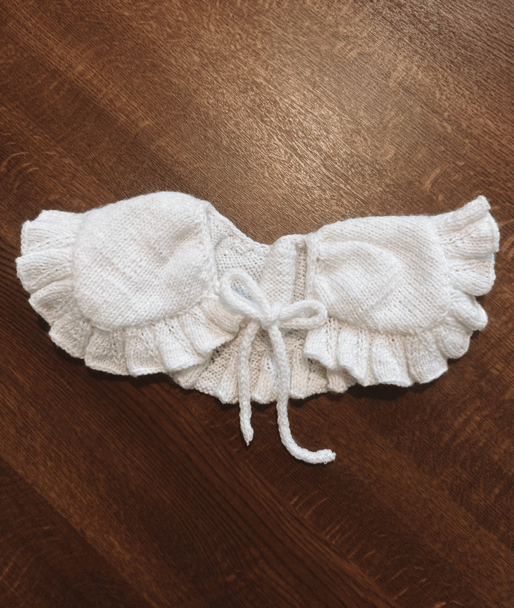 26S - Fine Knit Ruffle Ziah Collar (Baby - Adult size)
