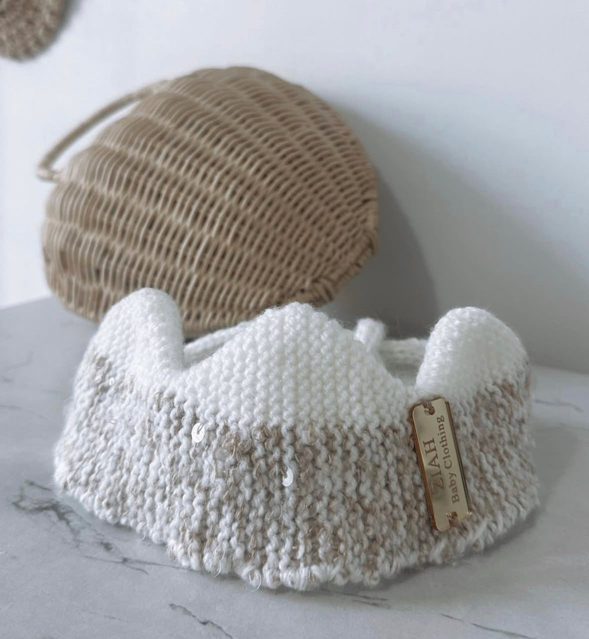 Celebration - Ziah Knitted Occasion Crown