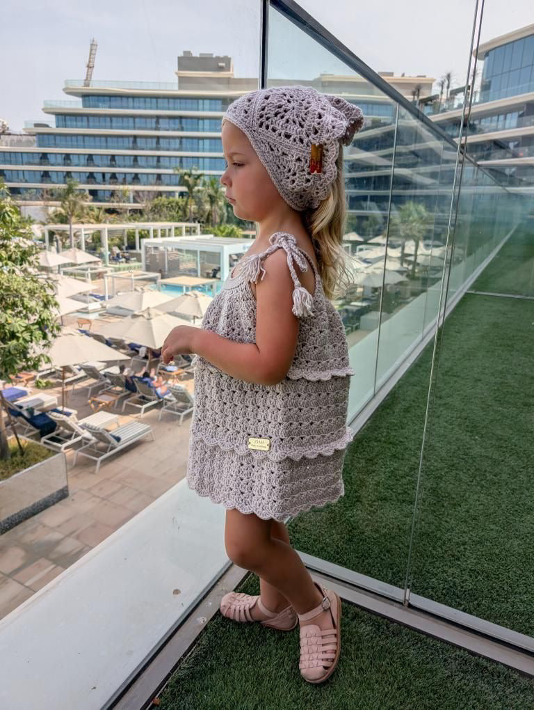 26S - (5-10Years)The Ziah Scallop Detailed Dress