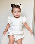 26S - Ziah Knitted Frilly Top