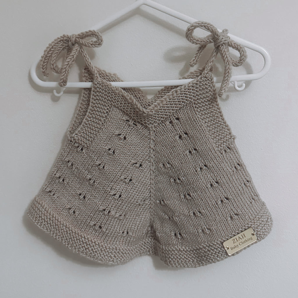26S - The Ziah Eyelet Tie Top