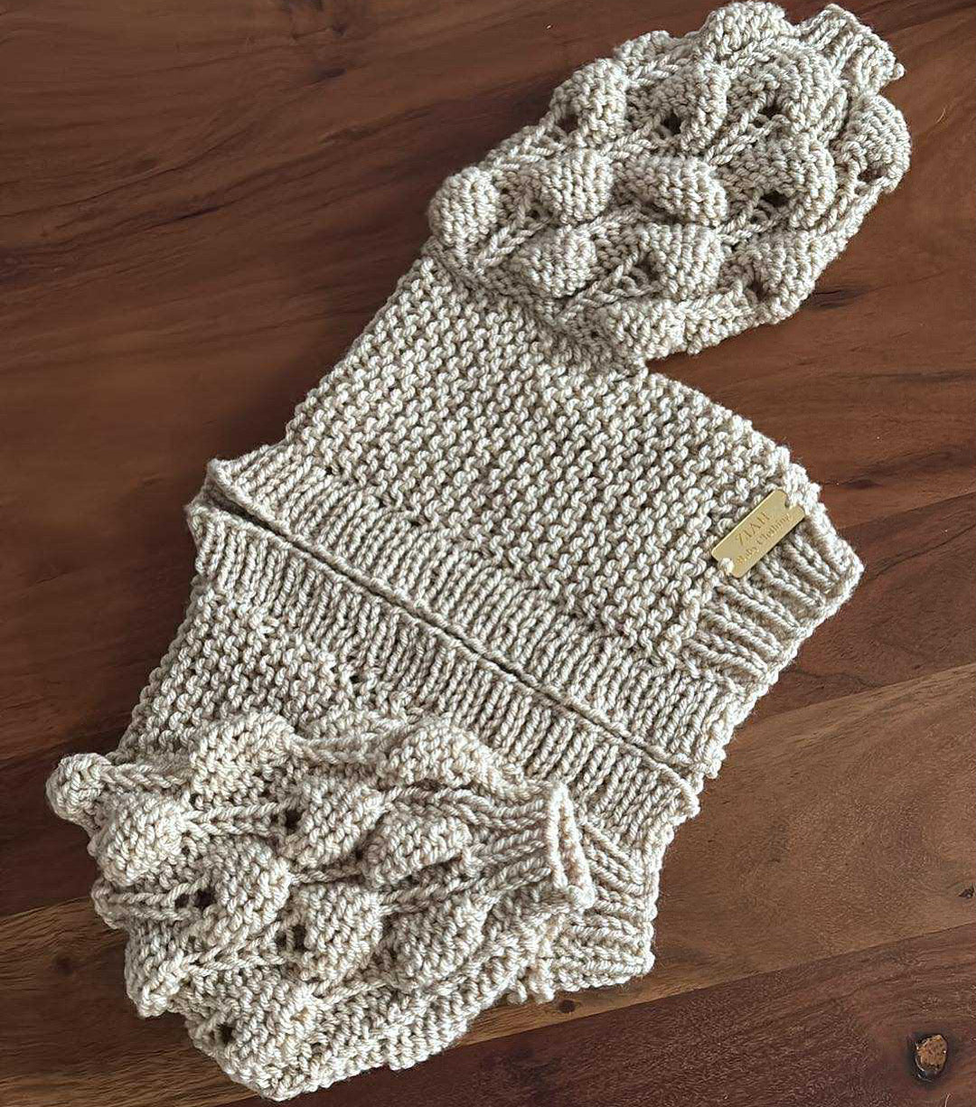 AW1 - Open Bubble Sleeve Cardigan