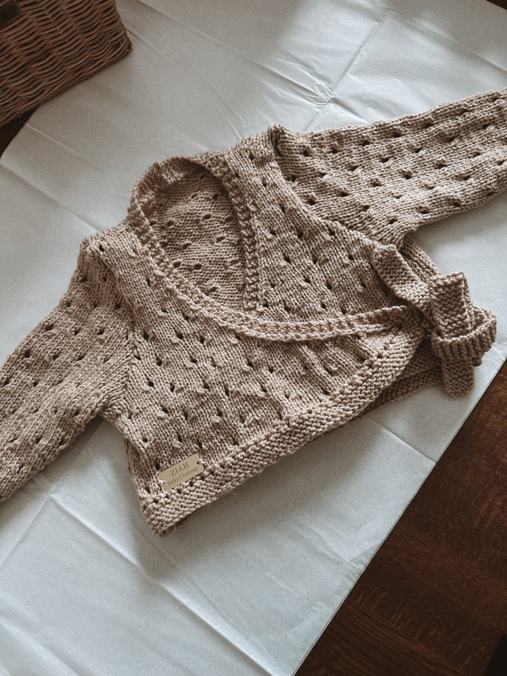 01- Frills & Floral Collection - The Pretty Ziah Cross Over Wrap Cardigan