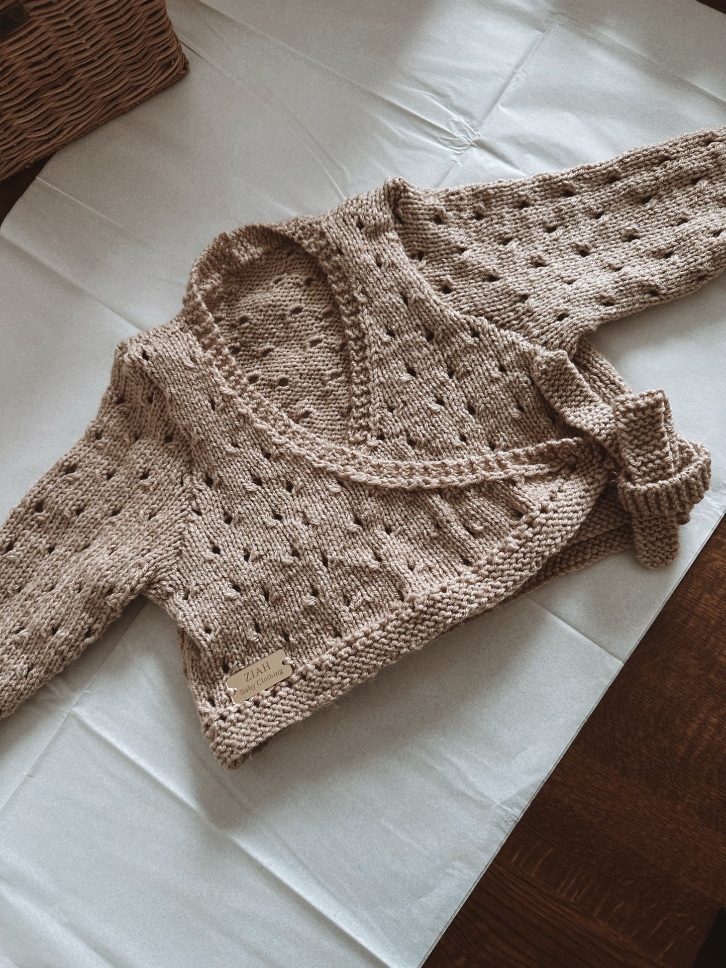 01- Frills & Floral Collection - The Pretty Ziah Cross Over Wrap Cardigan