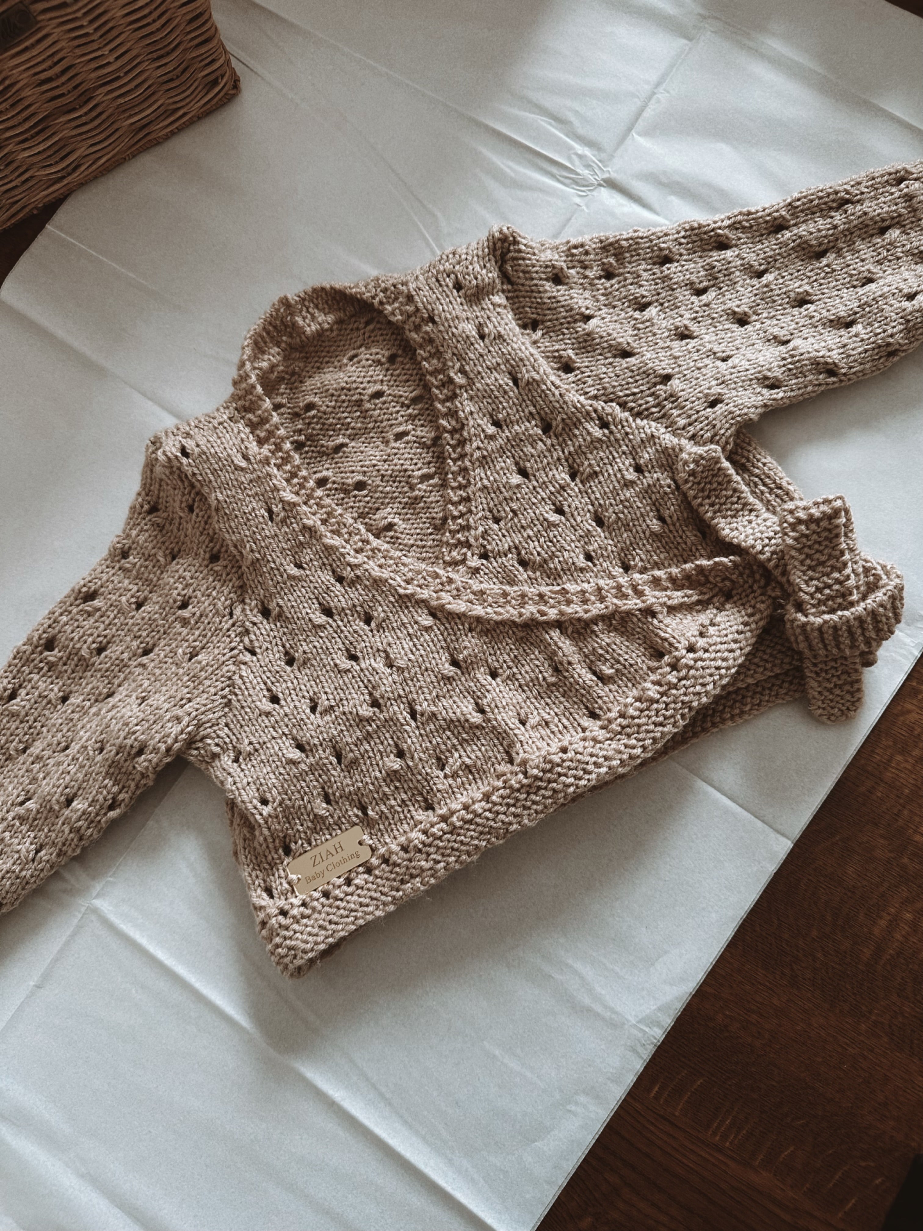 01- Frills & Floral Collection - The Pretty Ziah Cross Over Wrap Cardigan