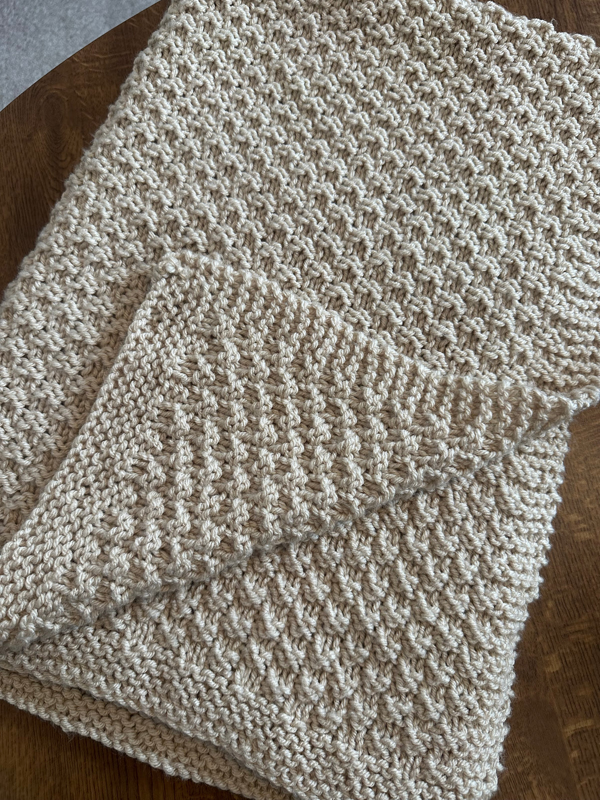 Moss Stitch Ziah Cloud Blanket