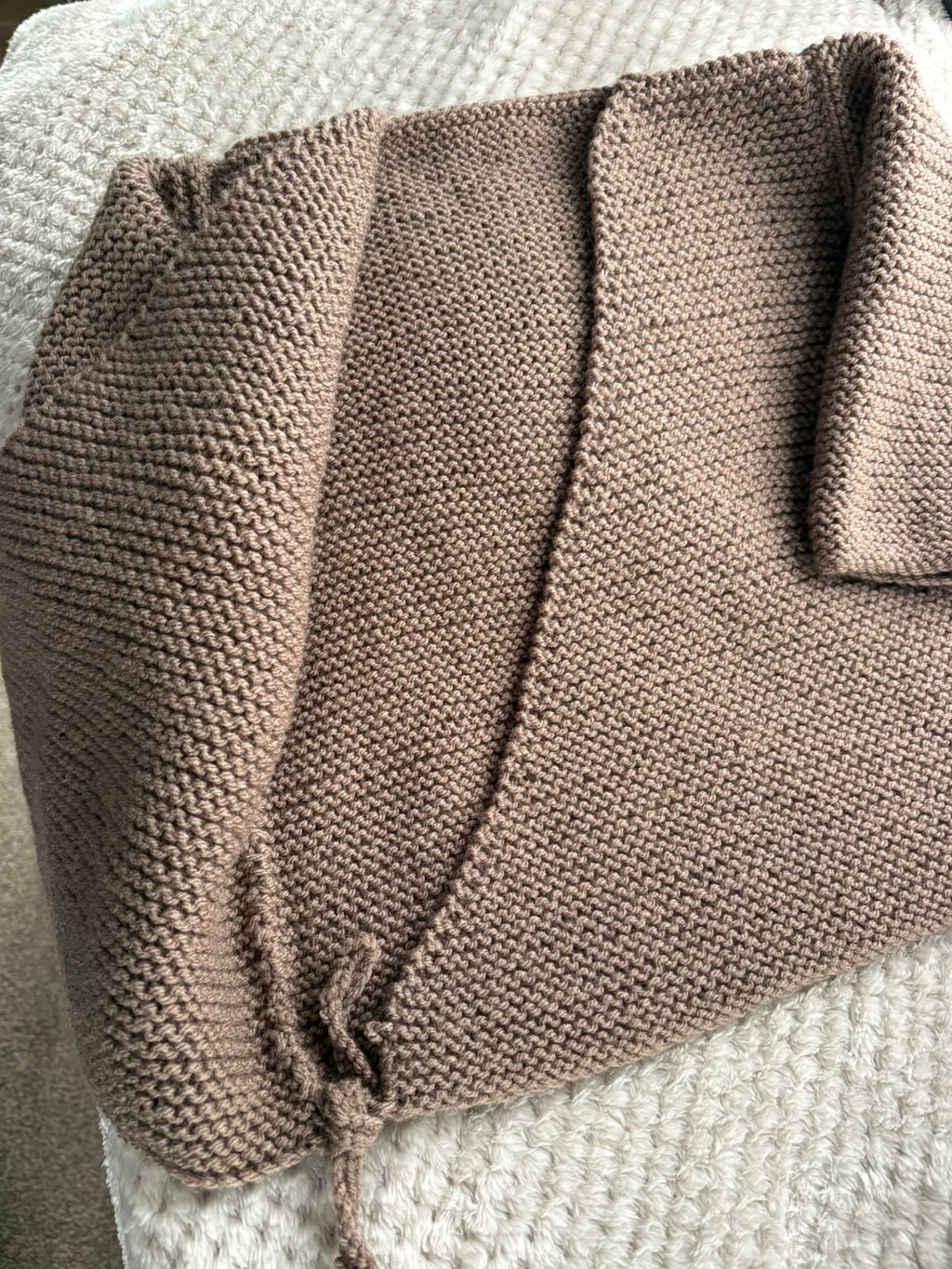Cloud Double Knit Wrap Cardigan