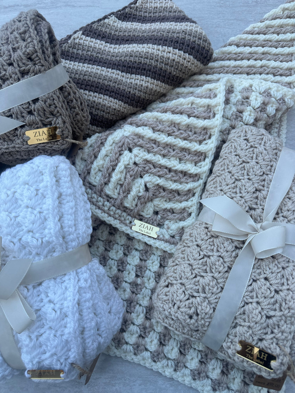 Cream Cloud - Ziah Ridge Blanket
