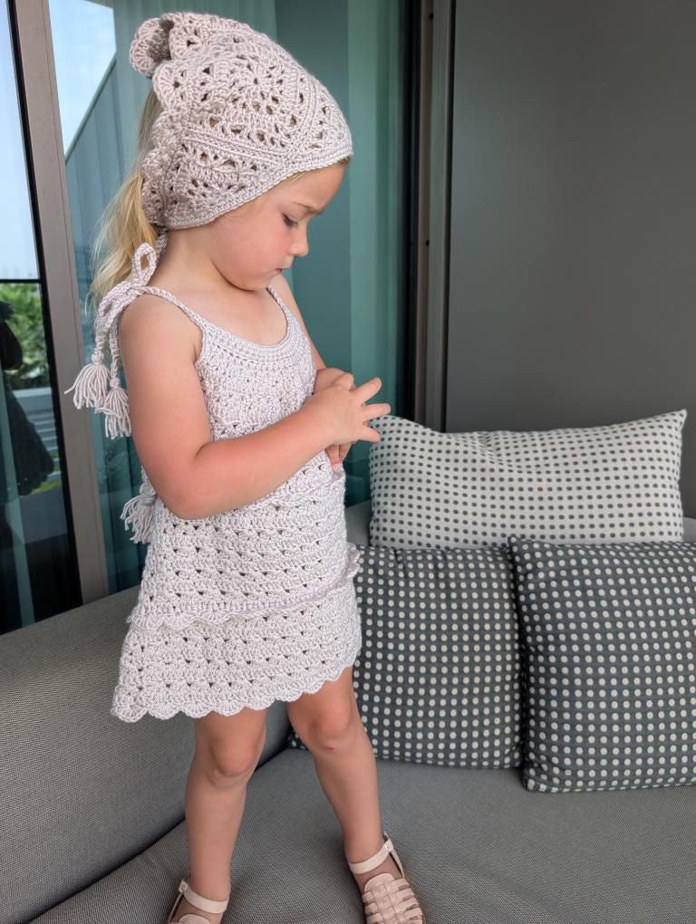 26S - (5-10Years)The Ziah Scallop Detailed Dress