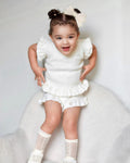 26S - Ziah Knitted Frilly Shorts