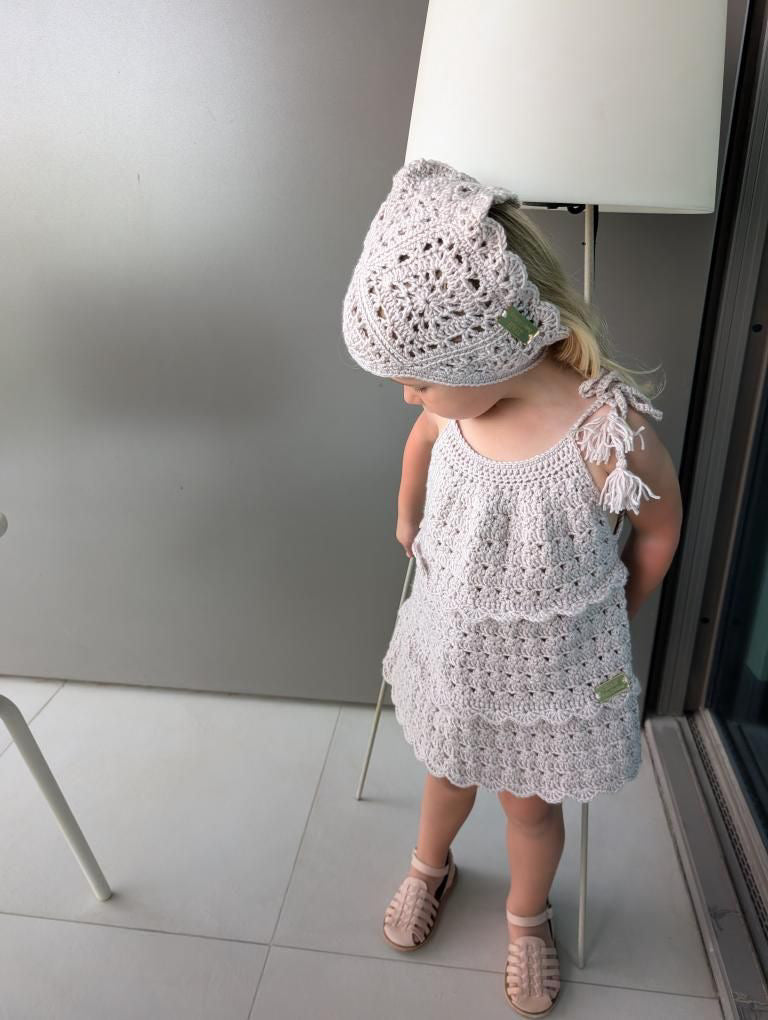 26S - (5-10Years)The Ziah Scallop Detailed Dress