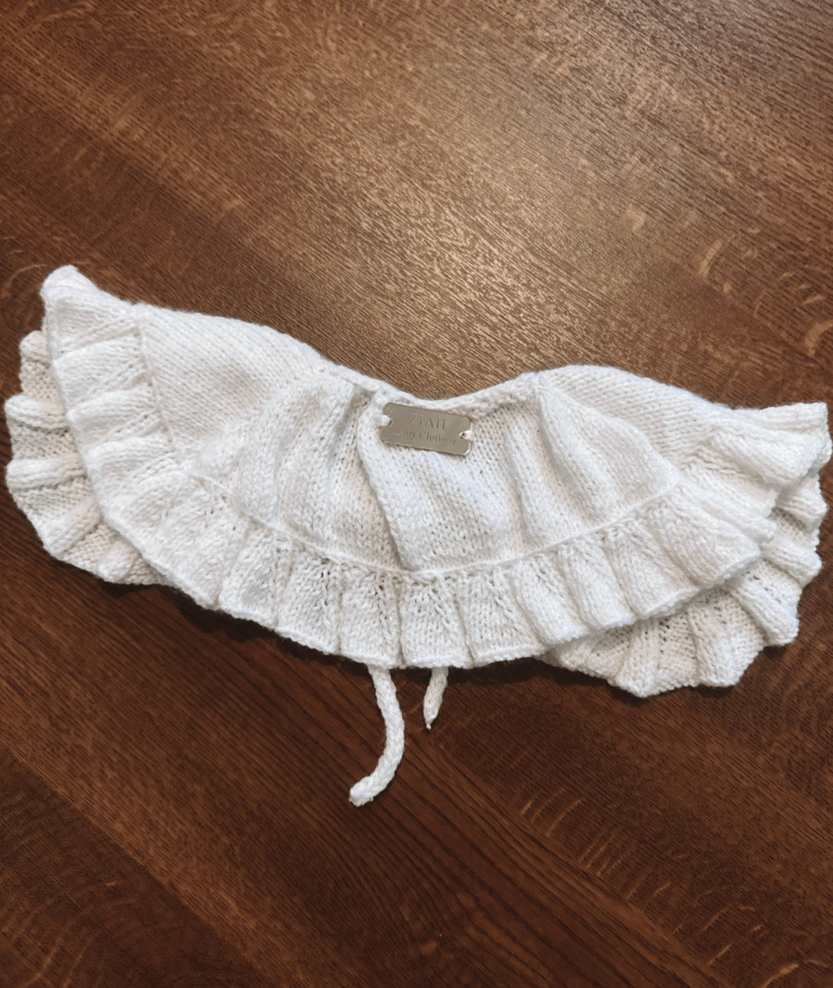 26S - Fine Knit Ruffle Ziah Collar (Baby - Adult size)