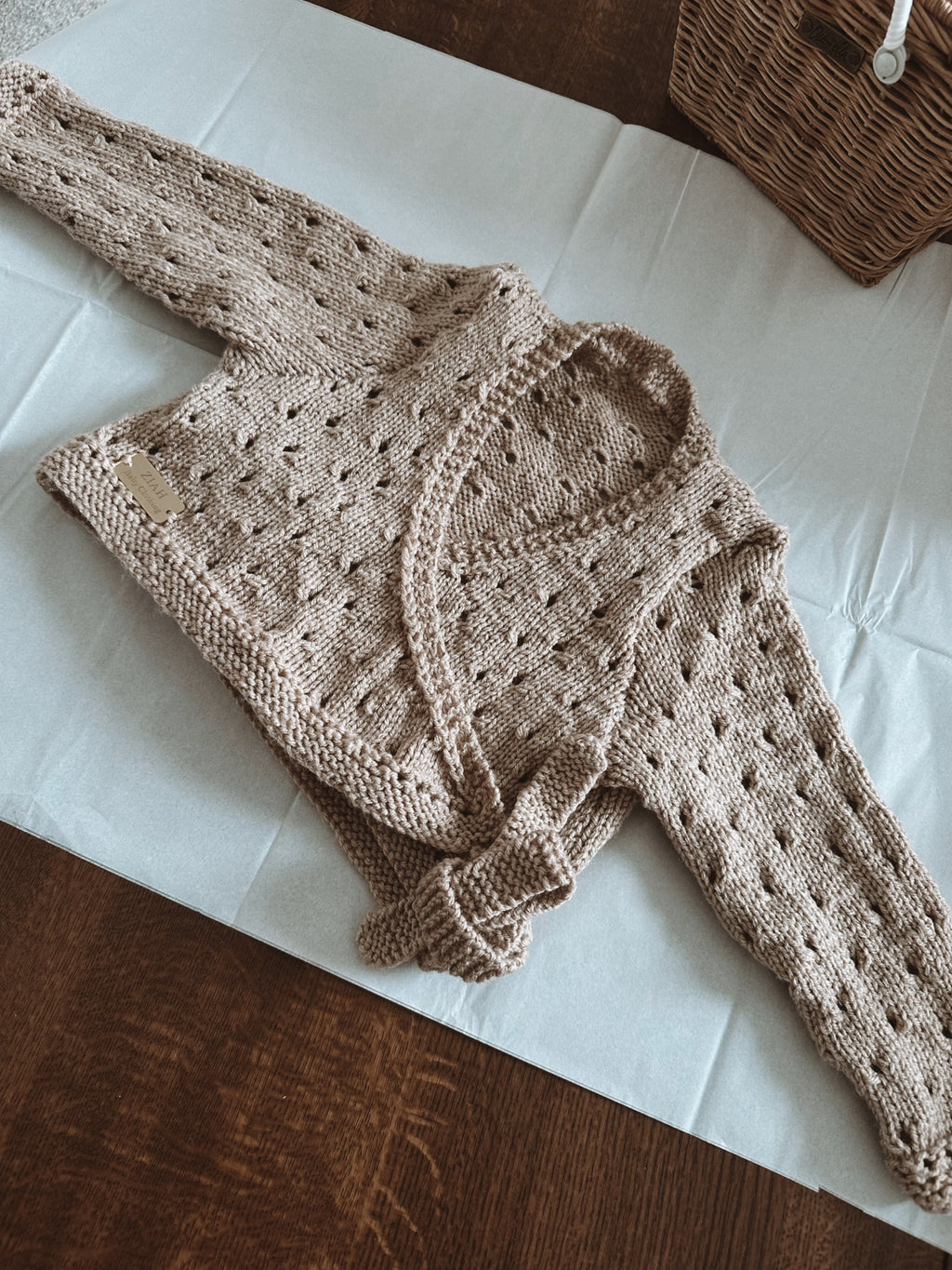 01- Frills & Floral Collection - The Pretty Ziah Cross Over Wrap Cardigan