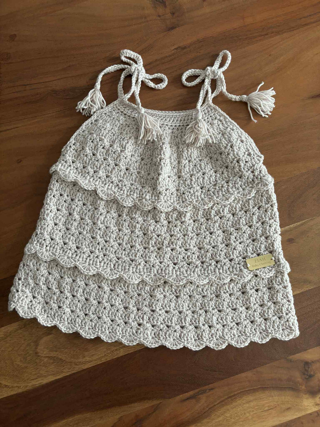 26S - (5-10Years)The Ziah Scallop Detailed Dress