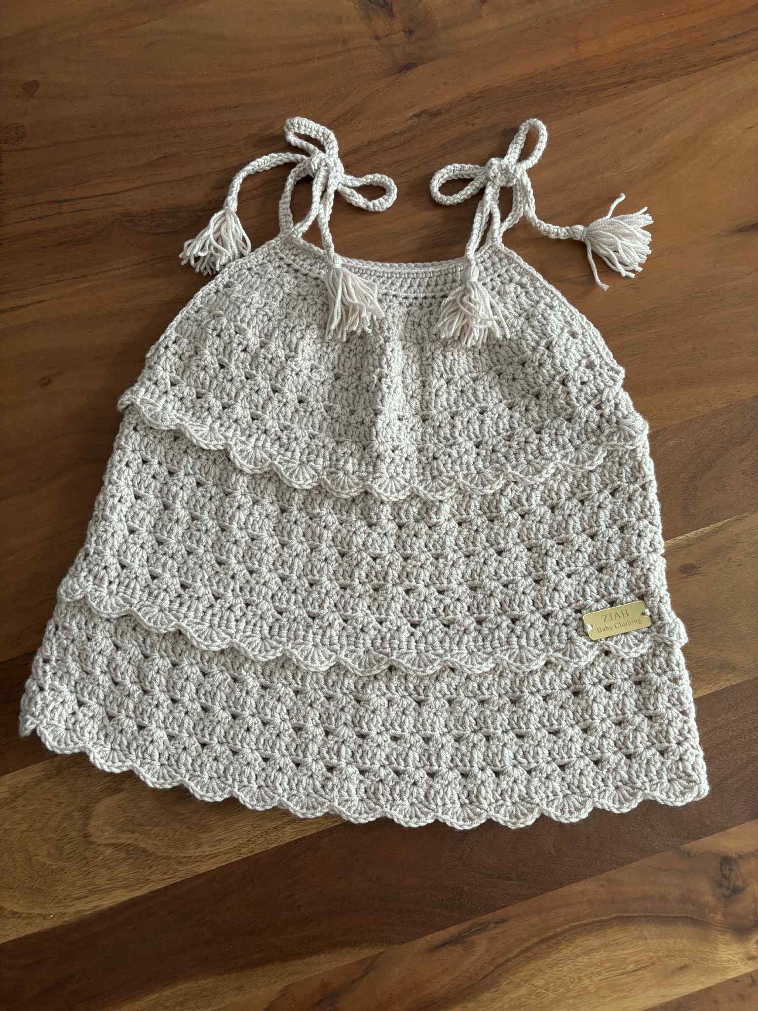 26S - (0-4 Years)The Ziah Scallop Detailed Dress