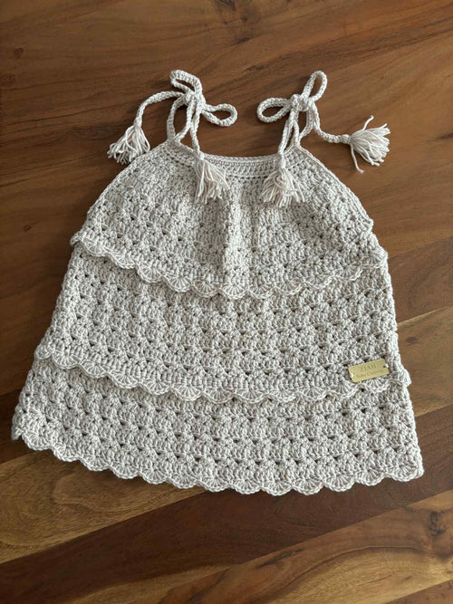 26S - (0-4 Years)The Ziah Scallop Detailed Dress