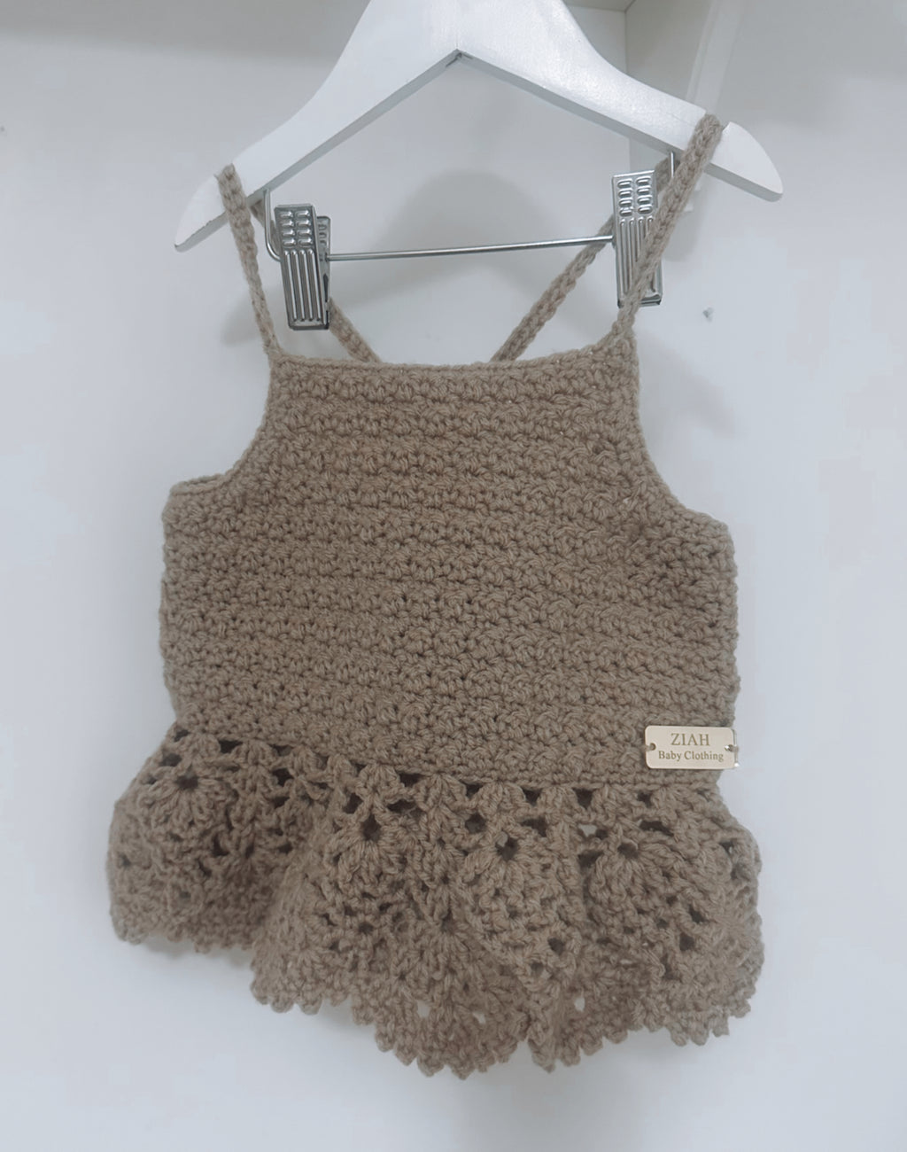 26S - Ziah Detailed Cross Crochet Top