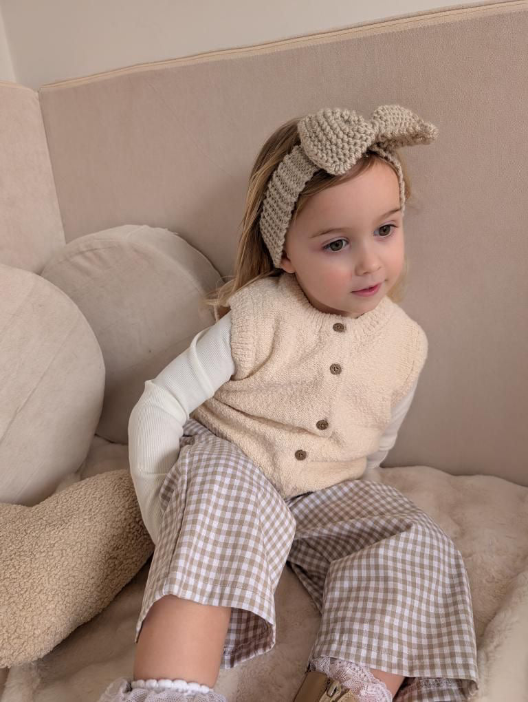 AW1 - Ziah Double Knit Bow Headband