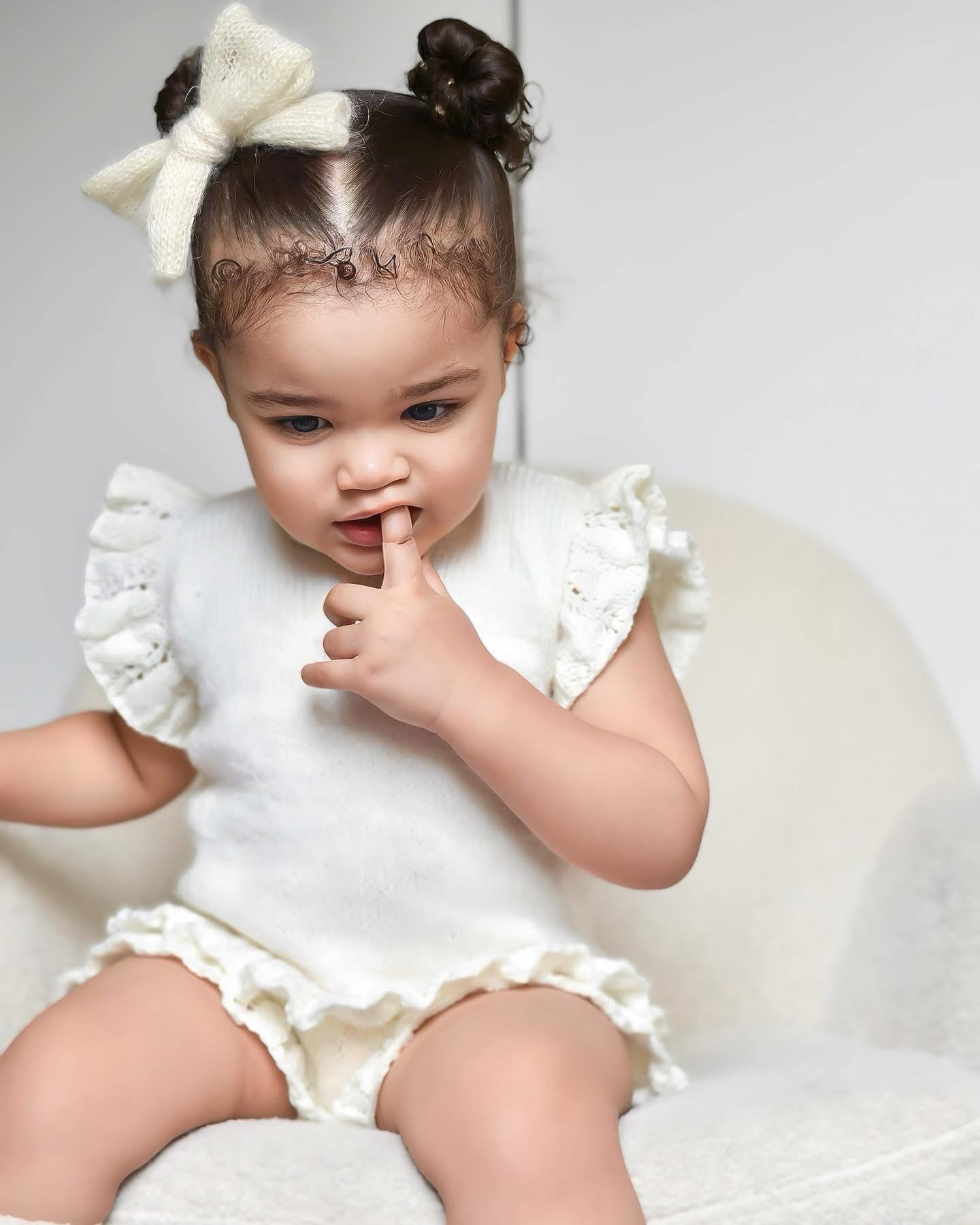 26S - Ziah Knitted Frilly Top