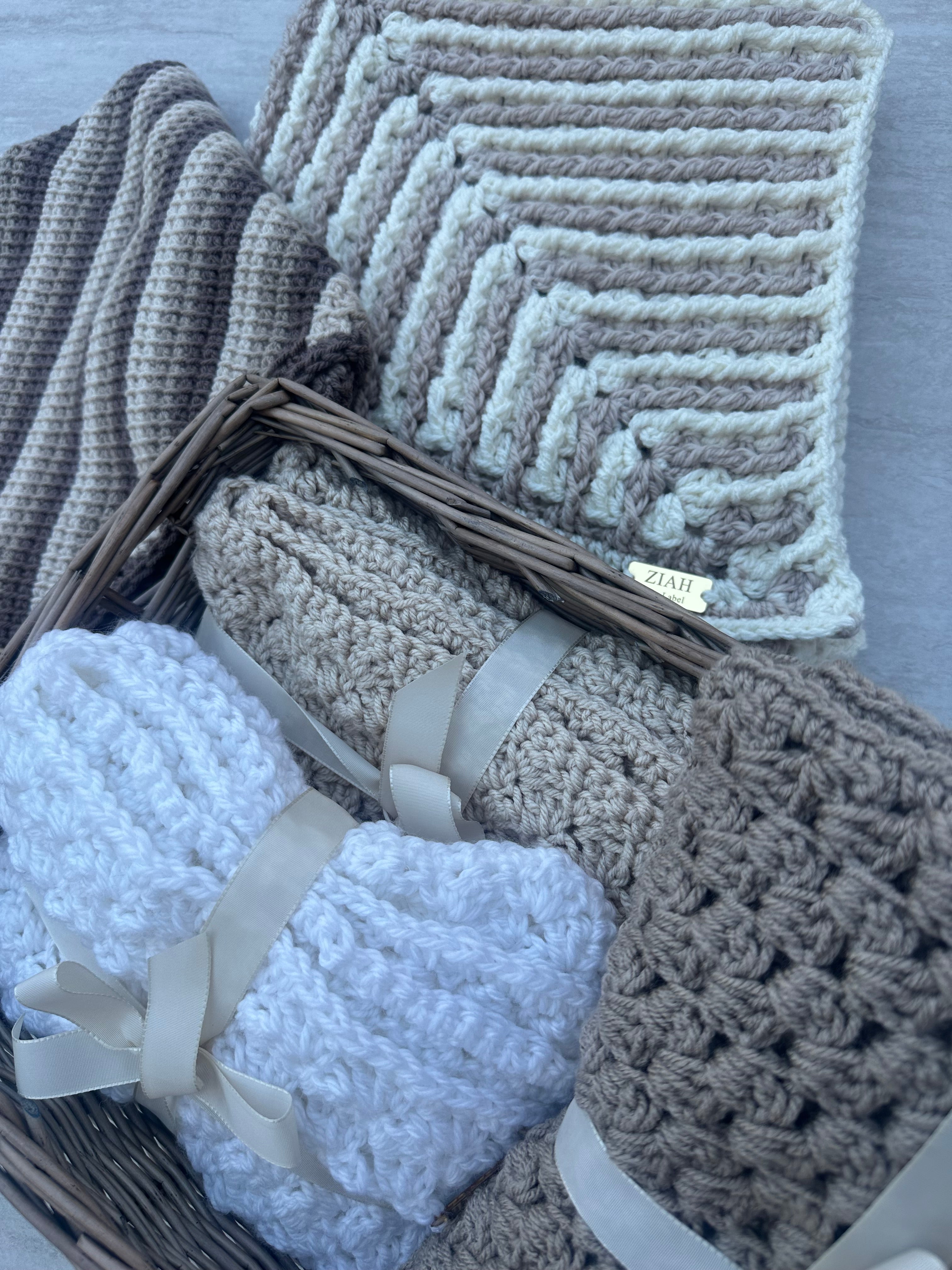 Cream Cloud - Ziah Ridge Blanket