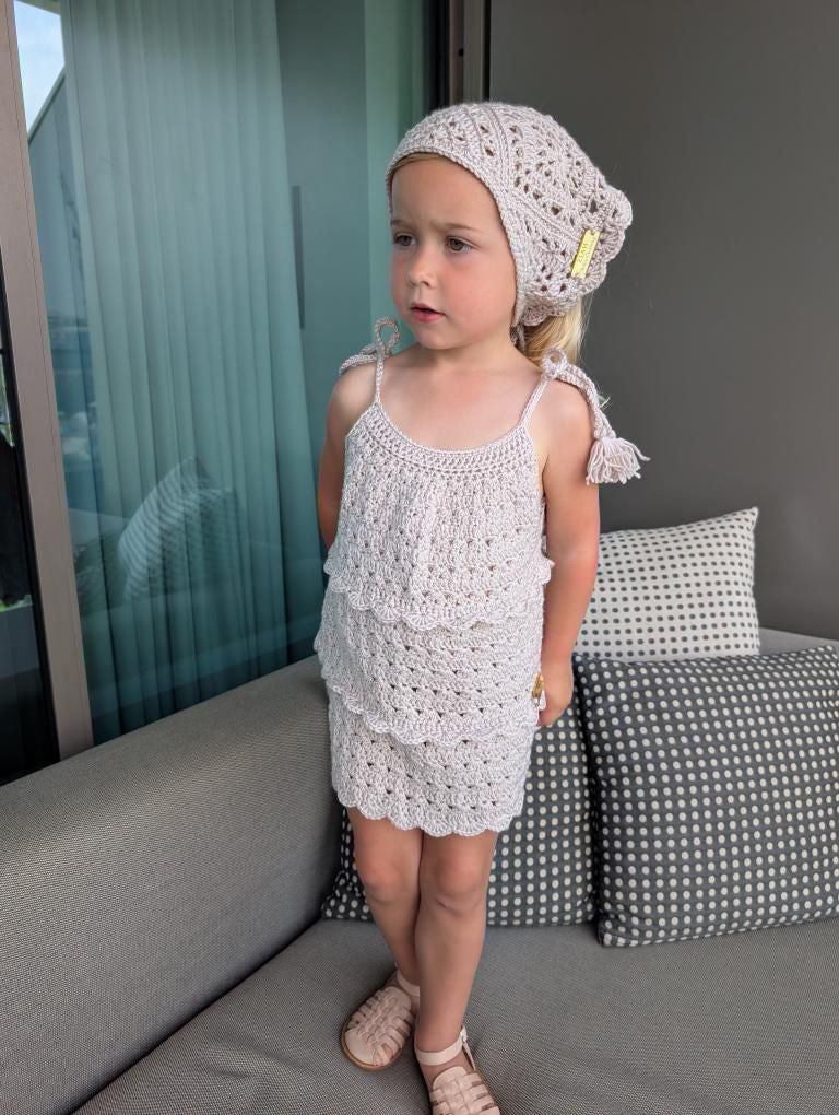 26S - (5-10Years)The Ziah Scallop Detailed Dress