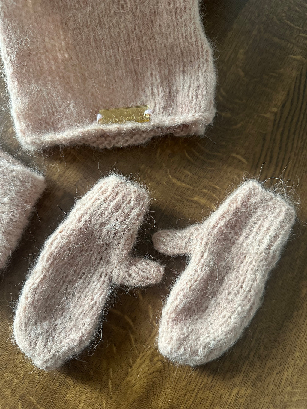 Super Soft Alpaca Scarf Mittens & Headband Ziah Set