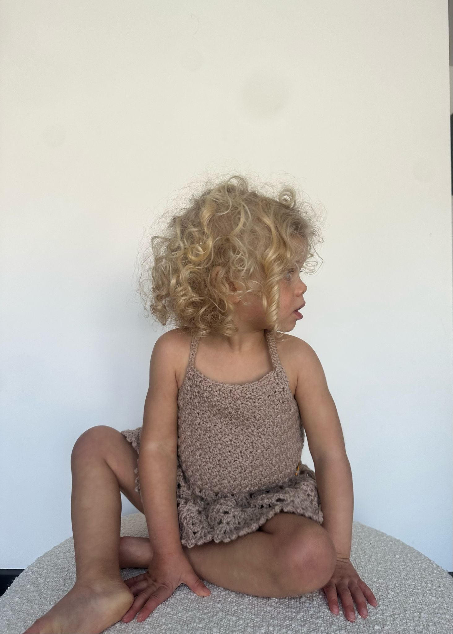 26S - Ziah Detailed Cross Crochet Top