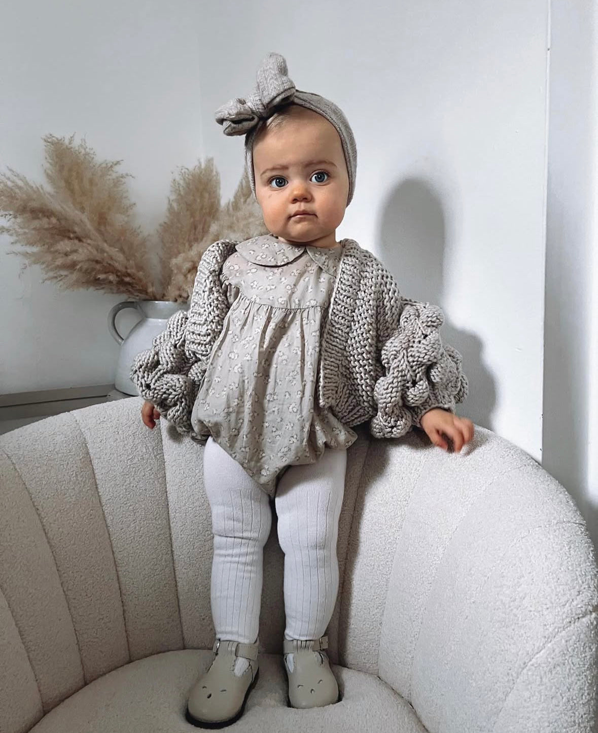 AW1 - Open Bubble Sleeve Cardigan