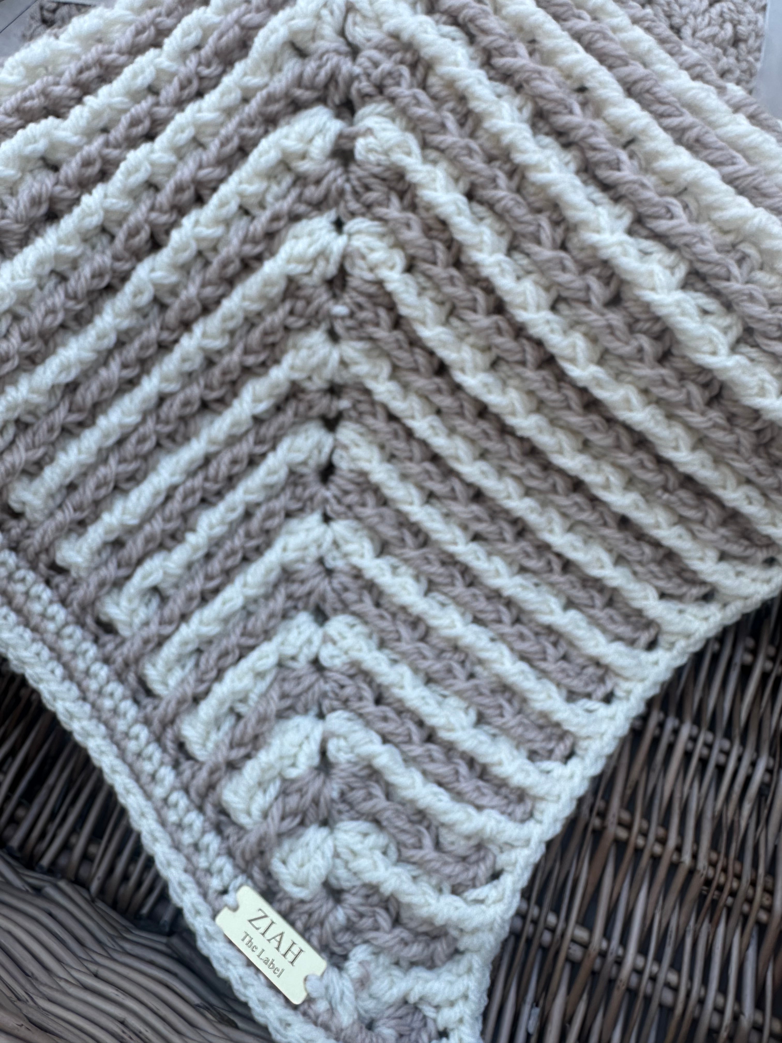 Cream Cloud - Ziah Ridge Blanket