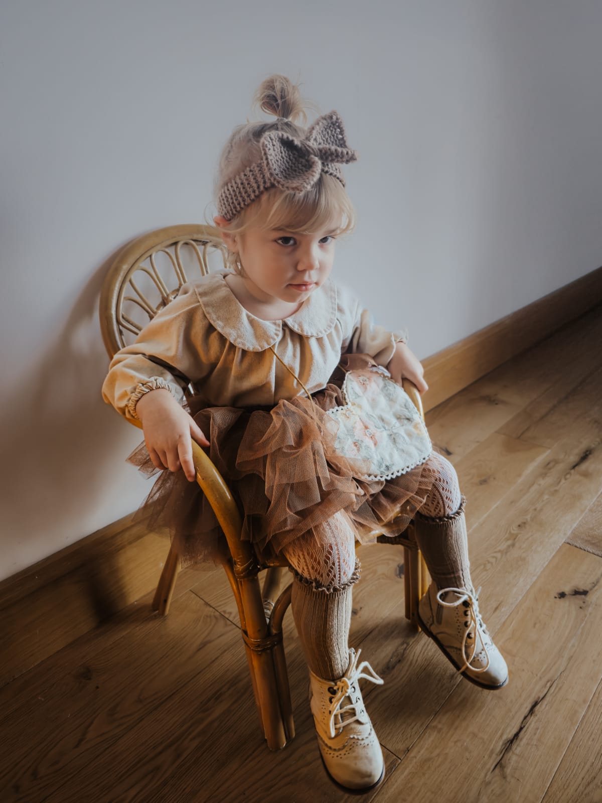 AW1 - Ziah Double Knit Bow Headband