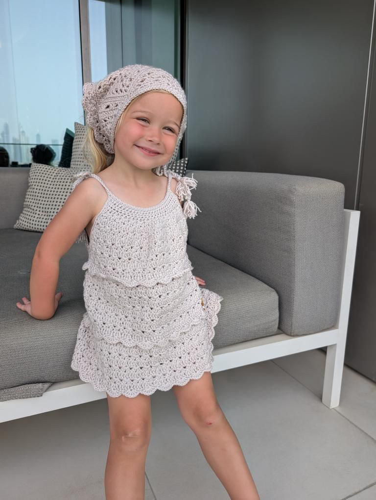 26S - (0-4 Years)The Ziah Scallop Detailed Dress